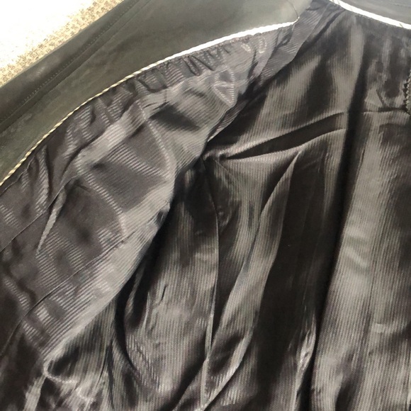Banana Republic Genuine Black Leather Like New Size Small - Picture 7 of 7